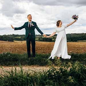 bryllupsfoto ved Aalborg