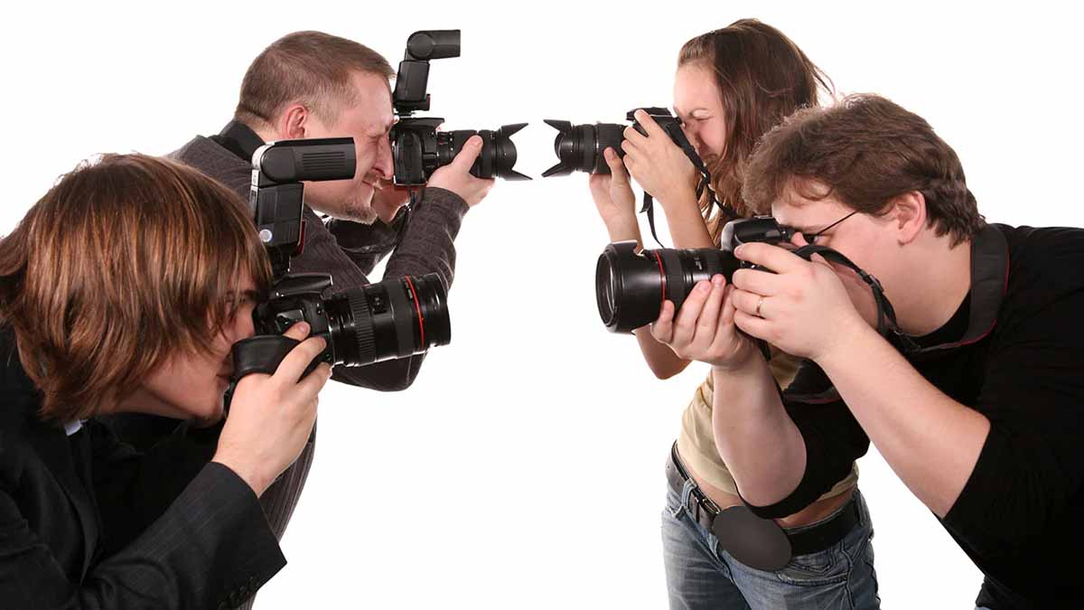 Fotograferne: Sanne, René, Søren og Jeppe.